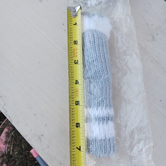 Vintage All Star Gray Knit Pom Pom Sock Golf Head Cover - Picture 4 of 6